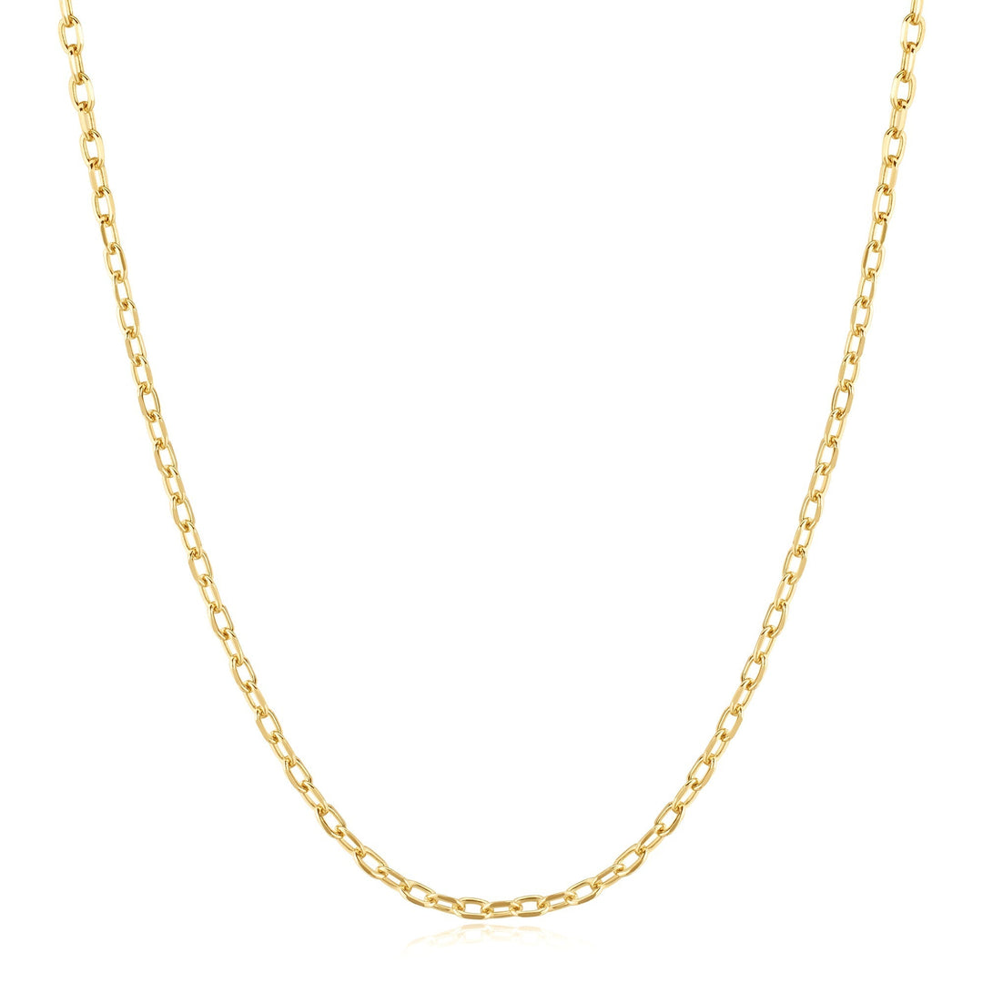 Ania Haie Gold Rectangle Link Chain Necklace