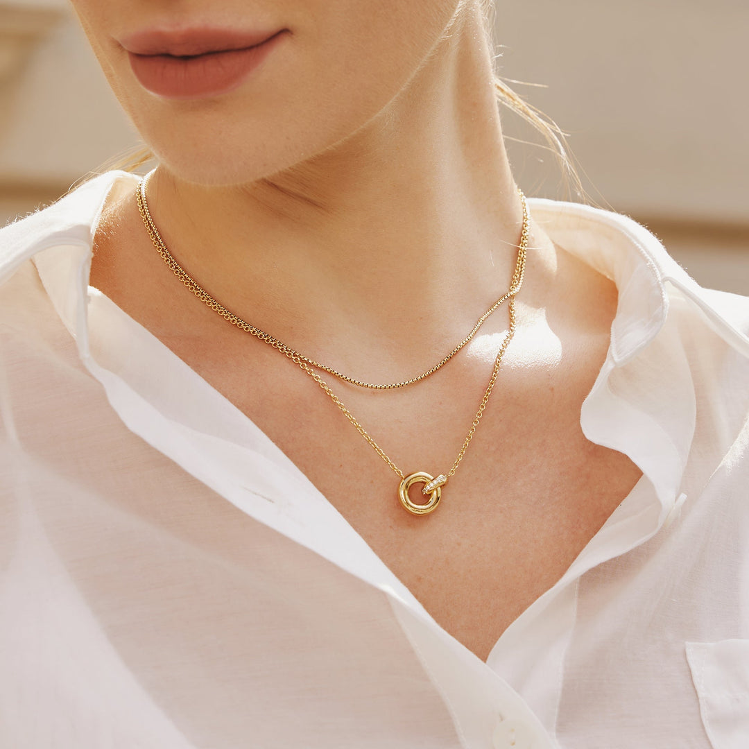 Ania Haie Gold Linked Necklace