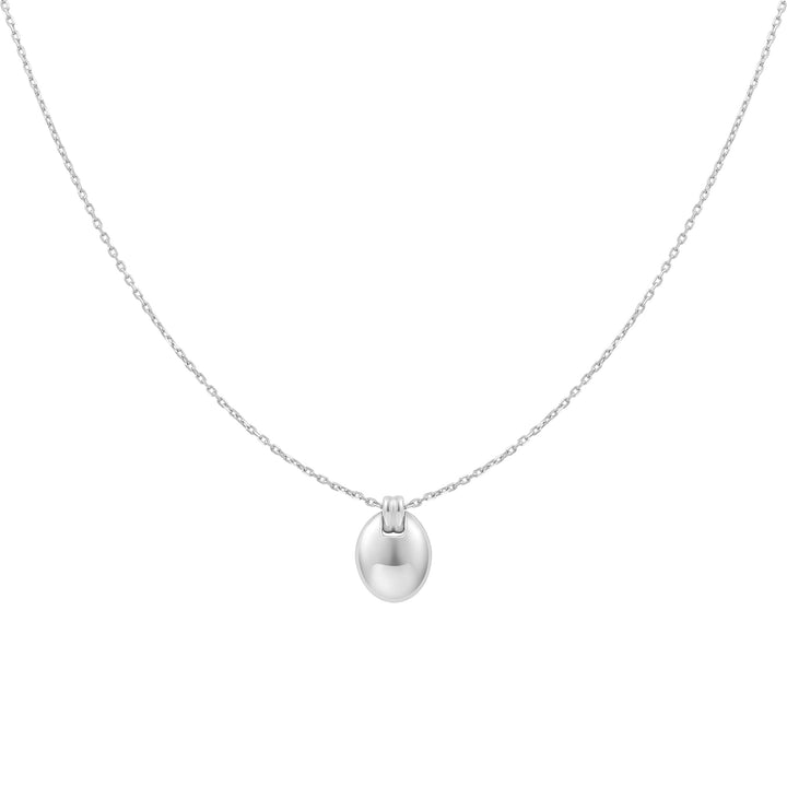 Ania Haie Silver Oval Charm Necklace