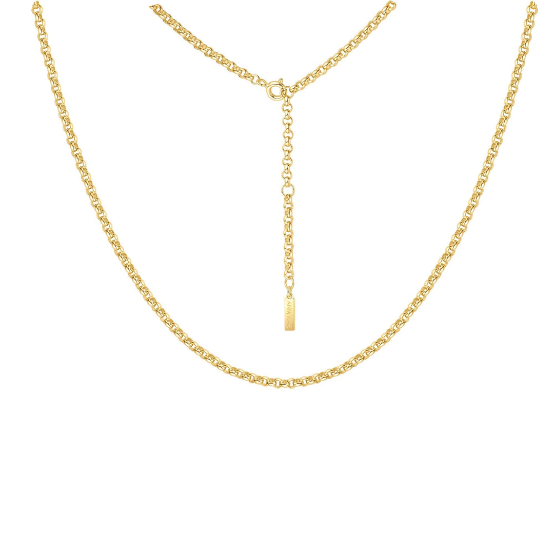 Ania Haie Gold Classic Rolo Chain Necklace