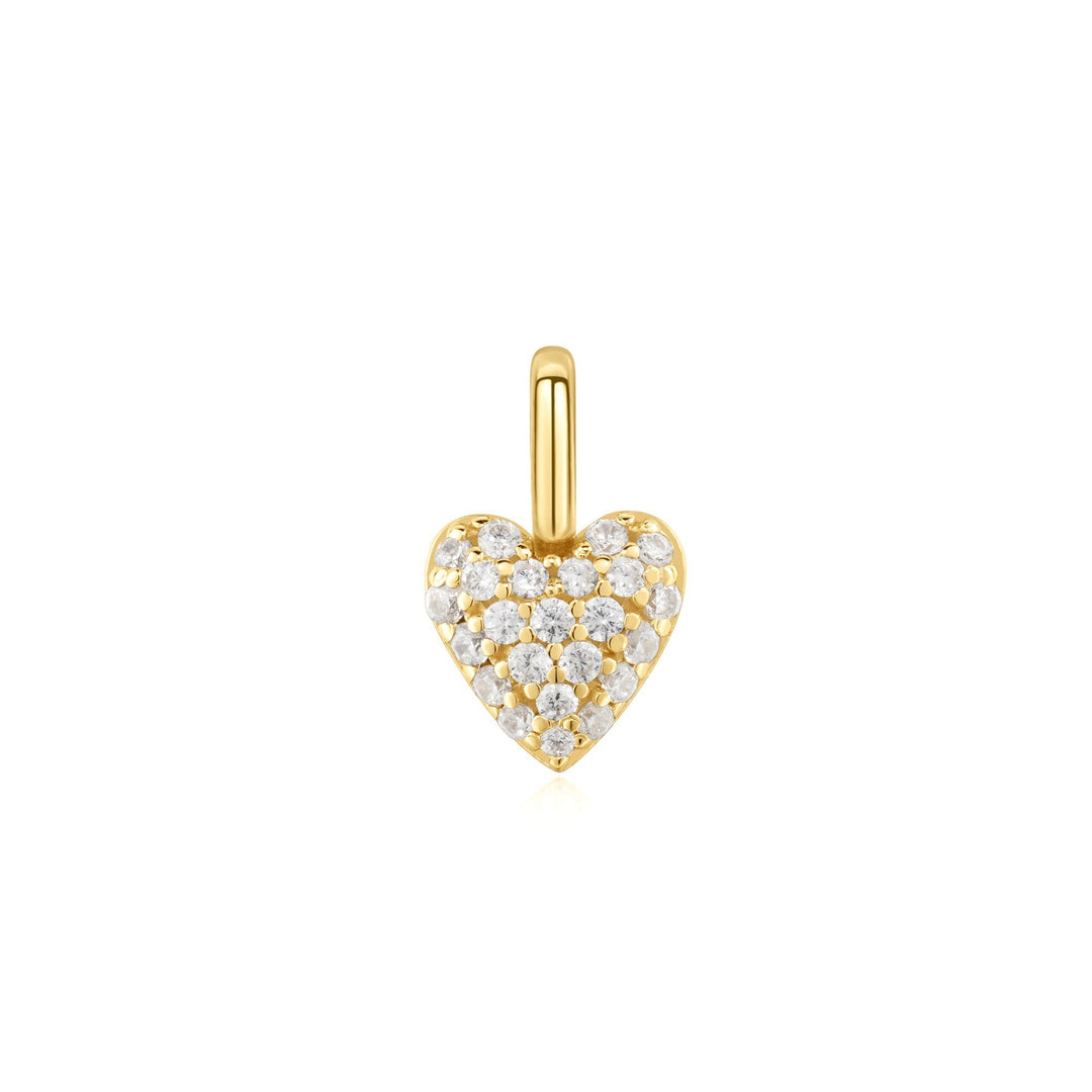 Ania Haie Gold Heart Pave Charm