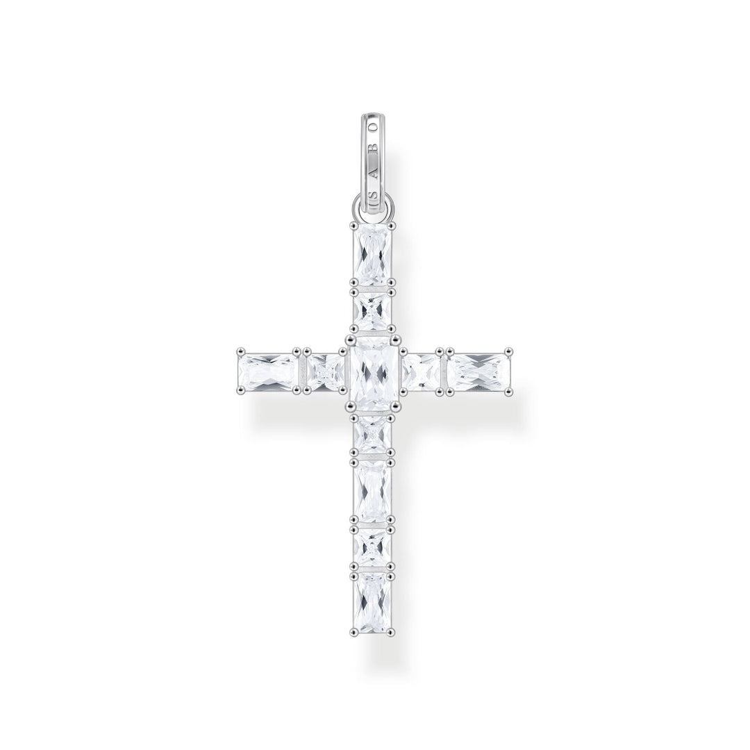 THOMAS SABO Silver Cross pendant with white zirconia