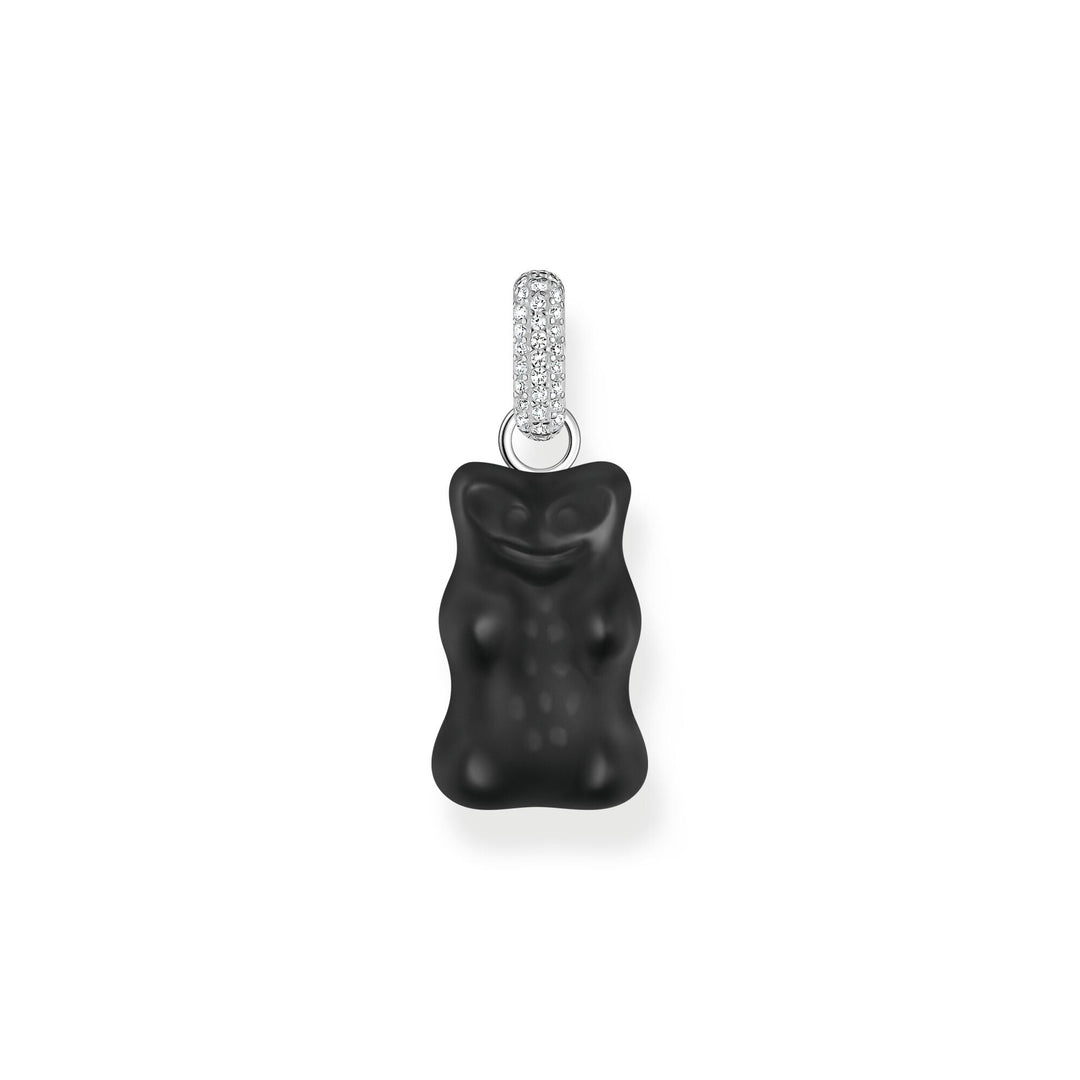 THOMAS SABO Large pendant with black Goldbear and zirconia