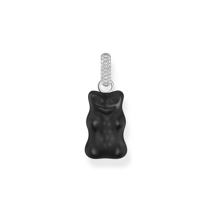 THOMAS SABO Large pendant with black Goldbear and zirconia