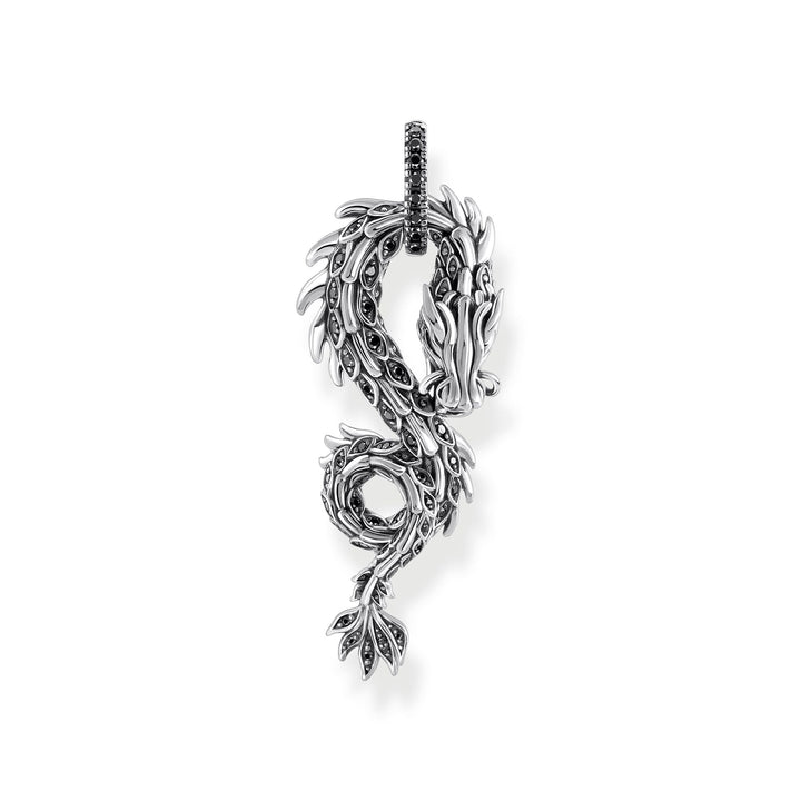 THOMAS SABO Dragon pendant with black zirconia large