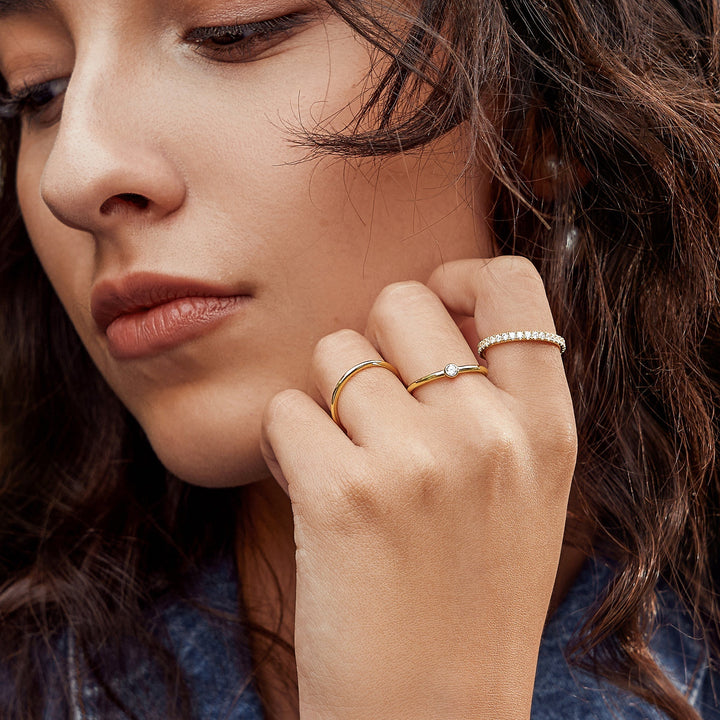 Ania Haie Gold Plain Ring