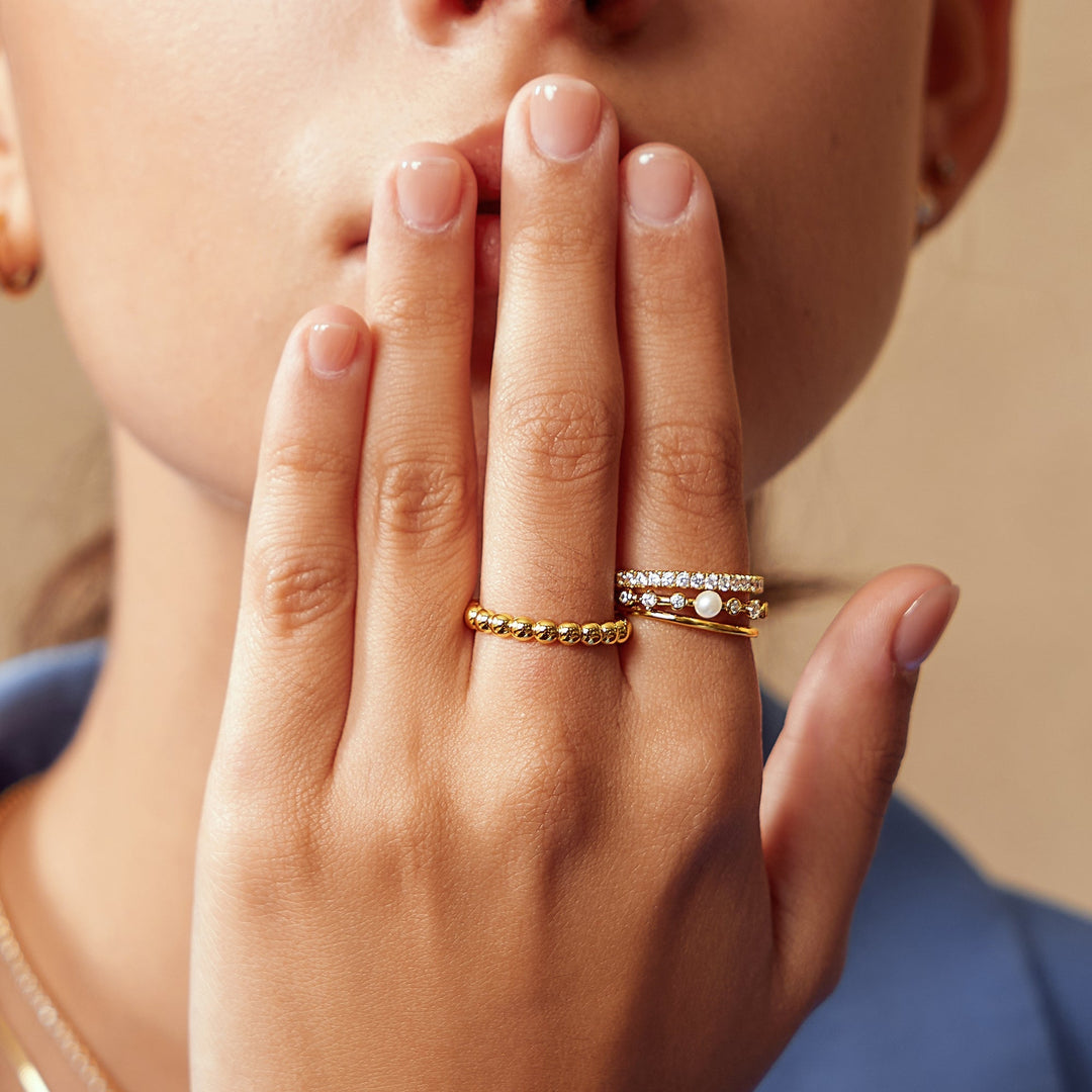 Ania Haie Gold Plain Ring