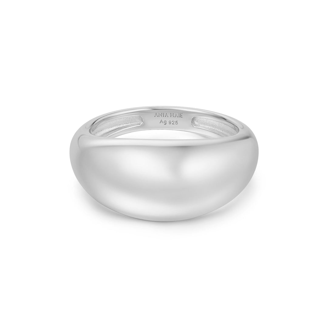 Ania Haie Silver Bold Dome Ring