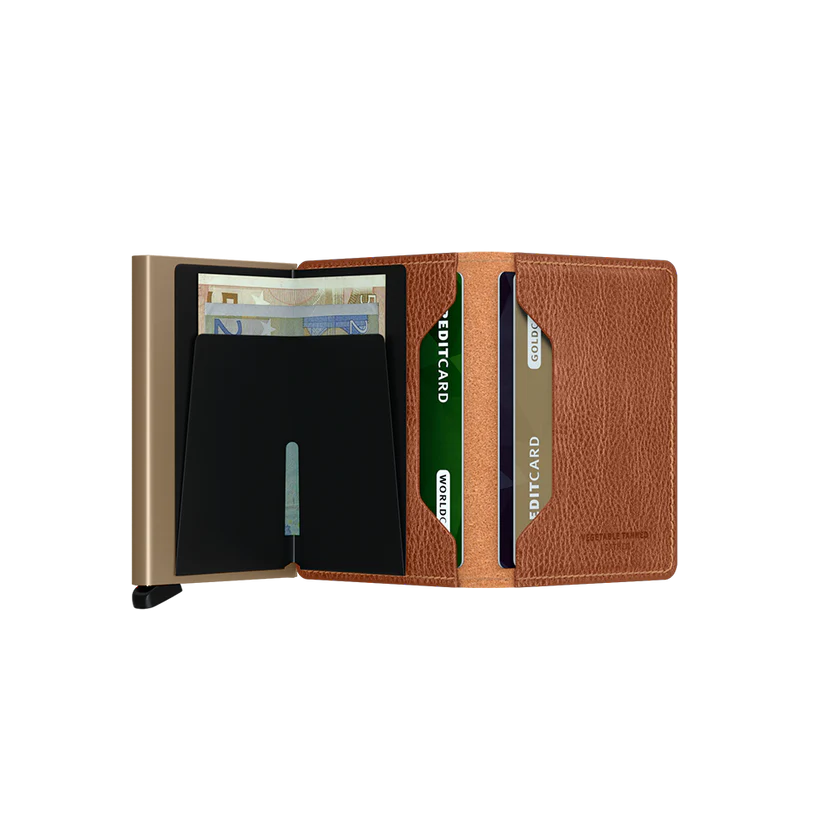 SECRID Slimwallet Veg Tanned Caramello Sand Leather Wallet SC8176