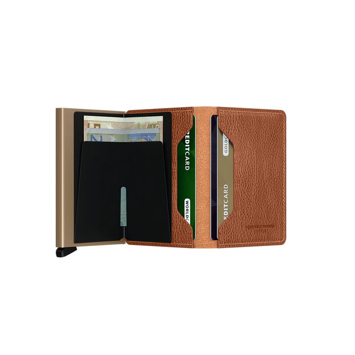 SECRID Slimwallet Veg Tanned Caramello Sand Leather Wallet SC8176