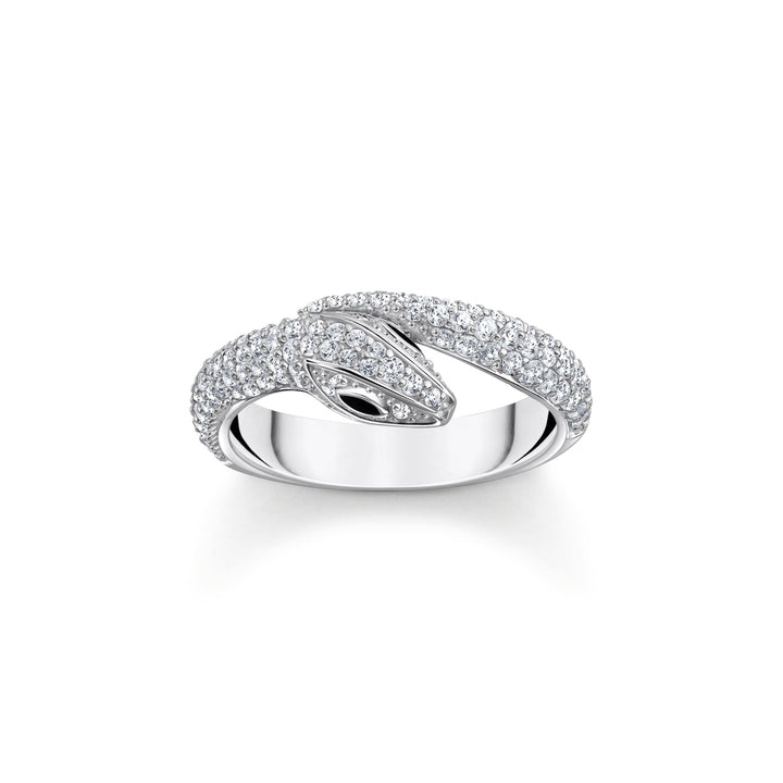 THOMAS SABO Snake ring with white zirconia