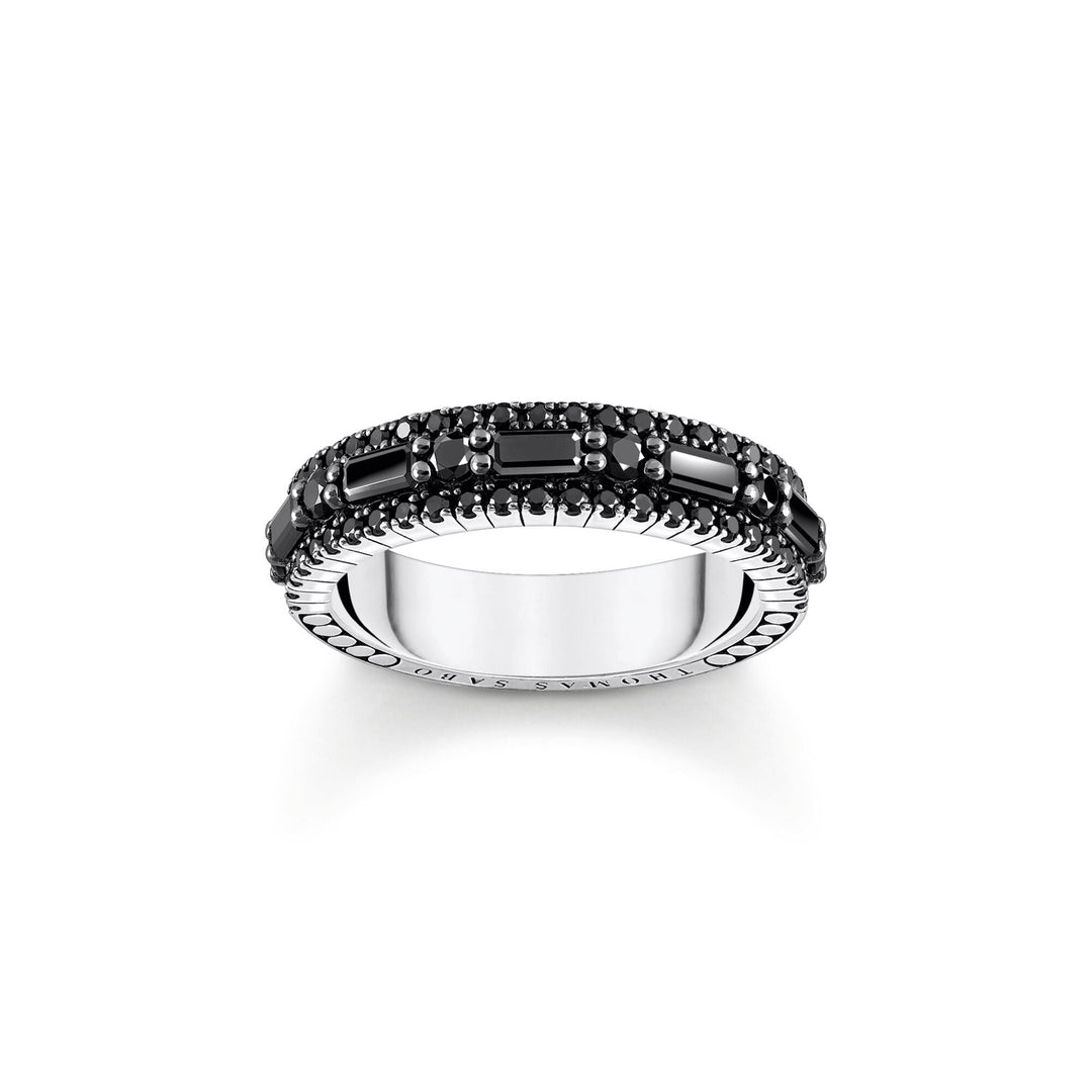 THOMAS SABO Ring with black zirconia