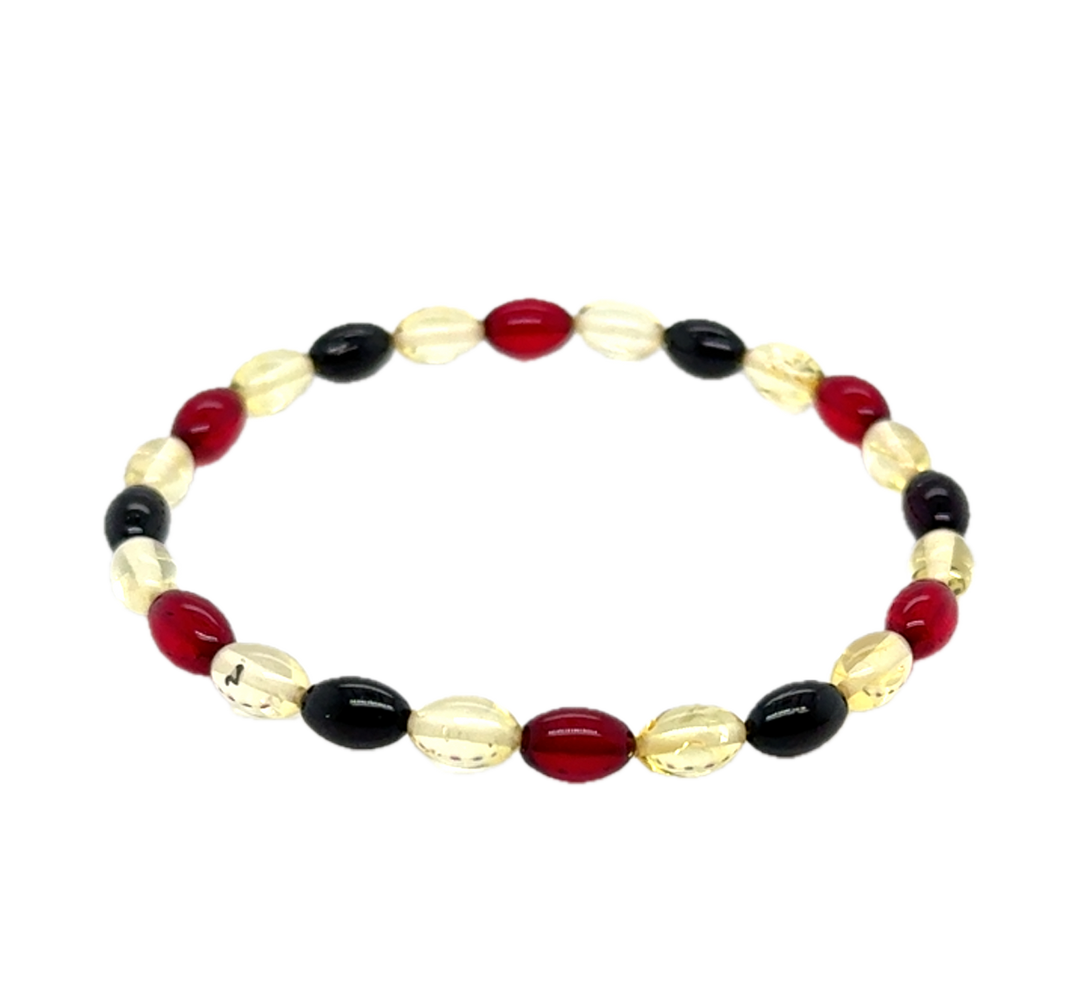 Baltic Amber Multi-Colour Bracelet