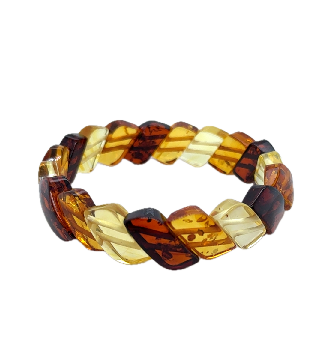 Baltic Amber Multi-Colour Bracelet