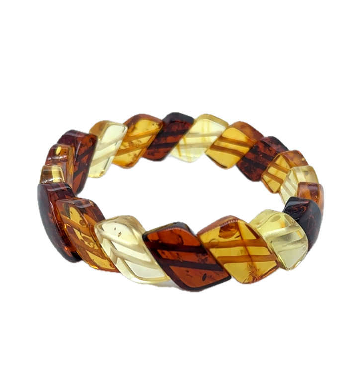 Baltic Amber Multi-Colour Bracelet