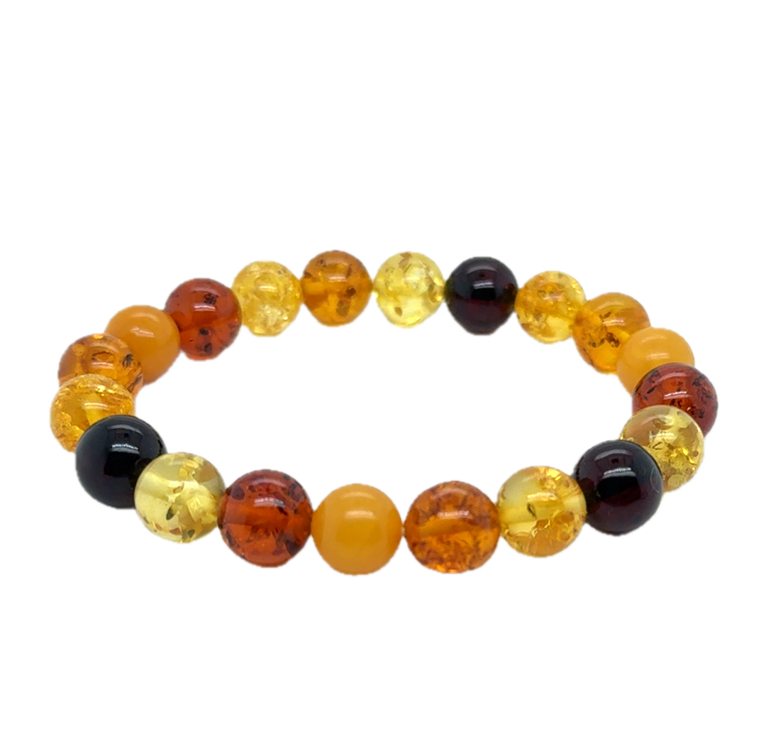 Baltic Amber Multi-Colour Bracelet