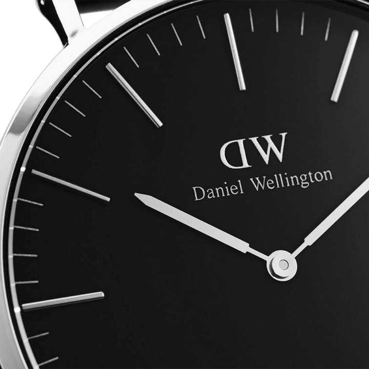 Daniel Wellington Classic 40 Sheffield Silver & Black Watch