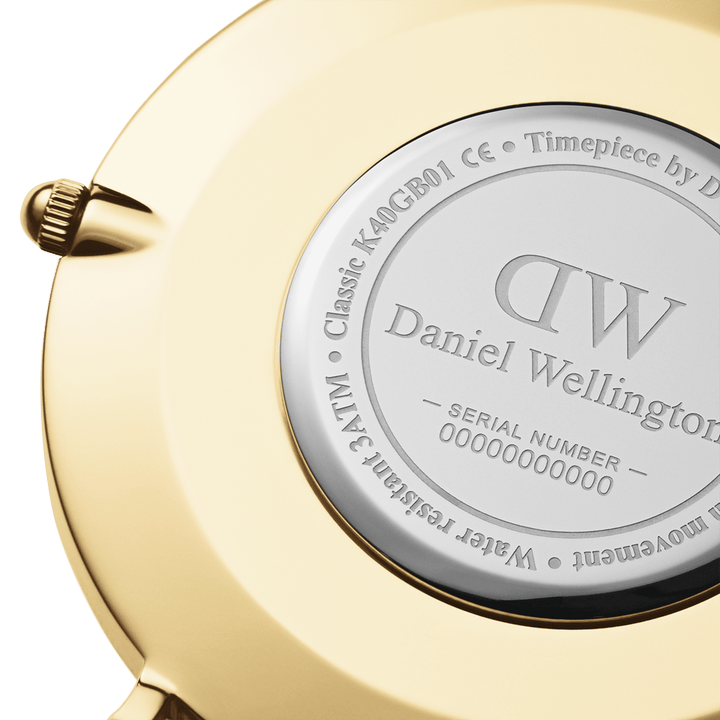 Daniel Wellington Classic 40 St Mawes Gold & White Watch