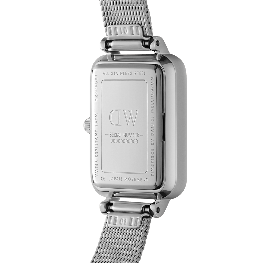 Daniel Wellington Quadro 20X26 Unitone Silver Watch