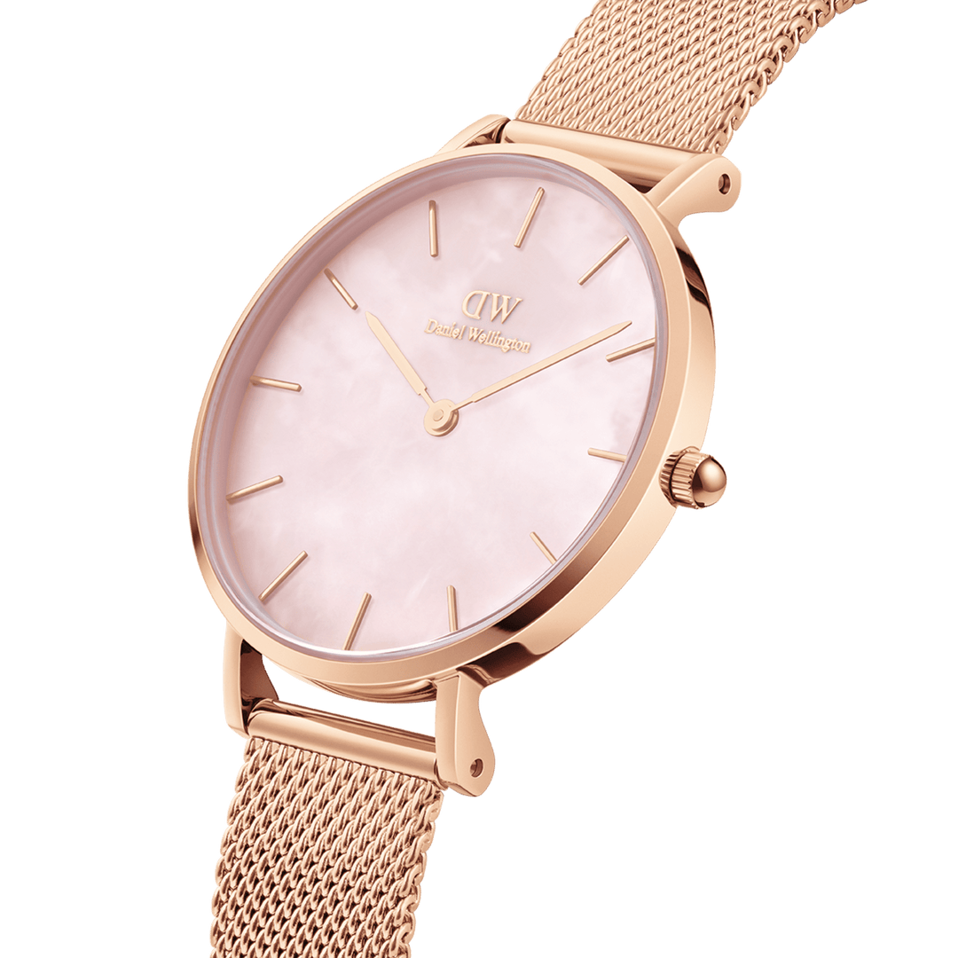 Daniel Wellington Petite 28 Melrose Rose Gold Mother of Pearl Watch