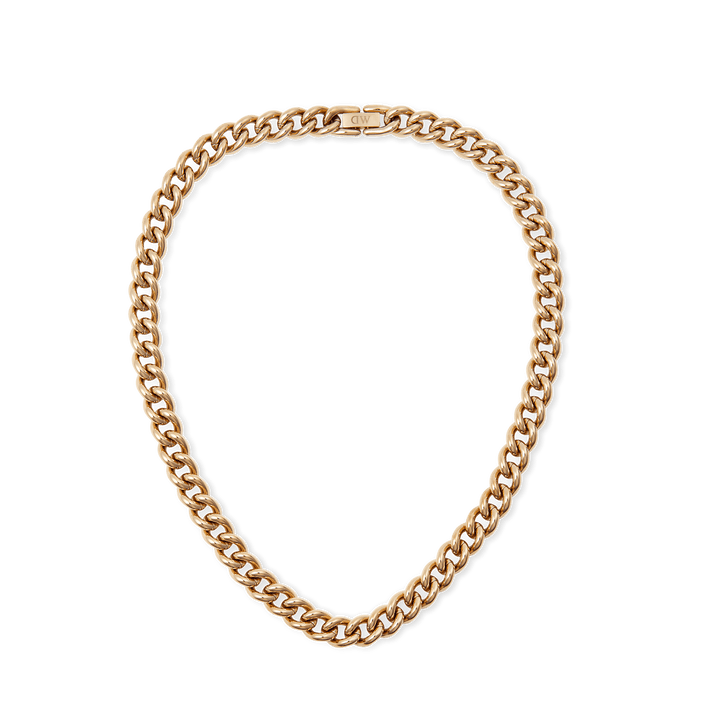 Daniel Wellington Chunky Chain Necklace Rose Gold