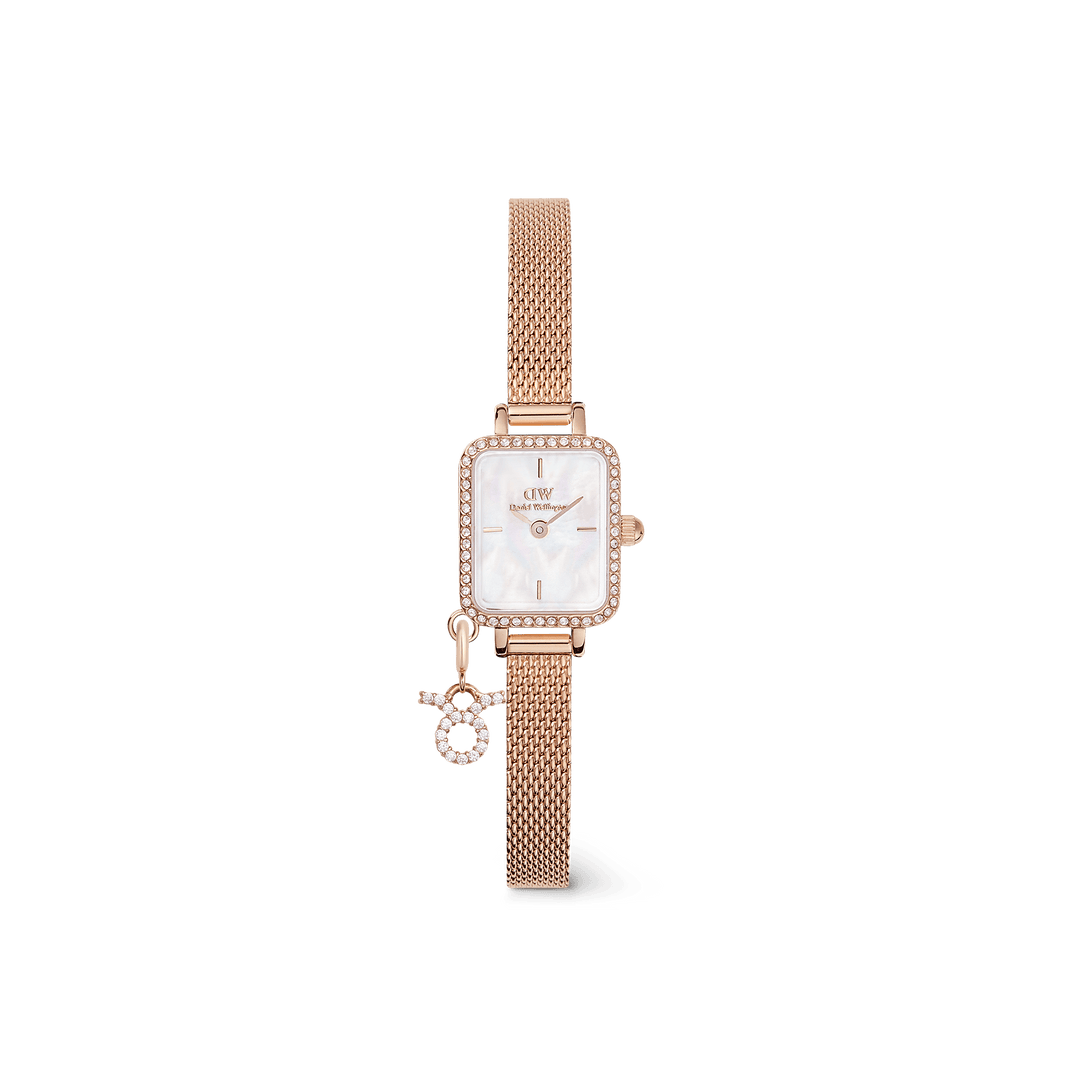 Daniel Wellington Quadro Mini Crystal Zodiac Melrose Watch