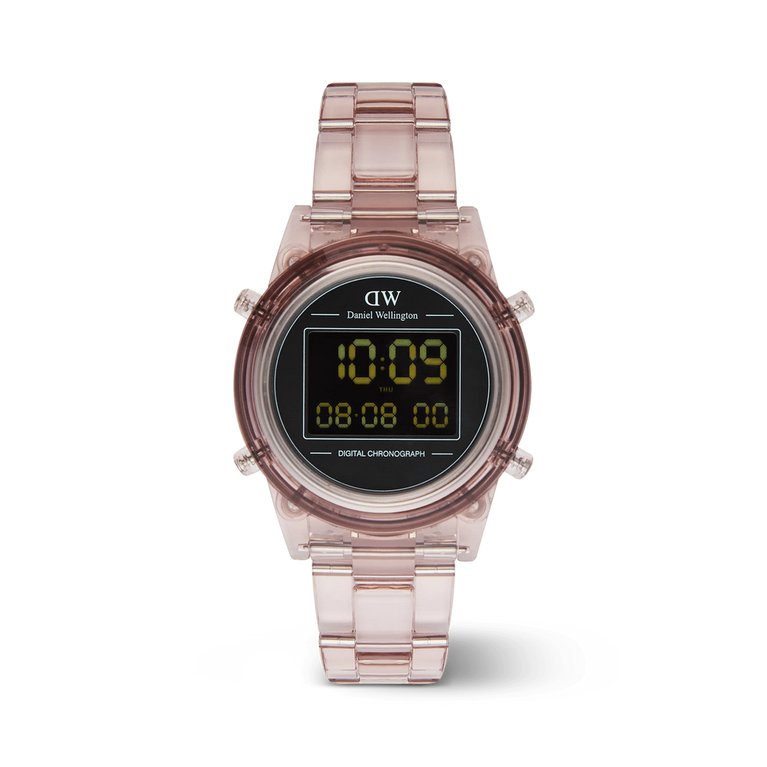 Daniel Wellington Retro Digital Dark Pink Watch