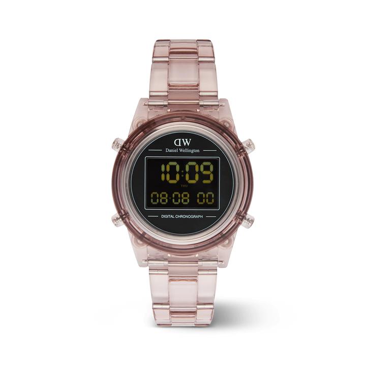 Daniel Wellington Retro Digital Dark Pink Watch