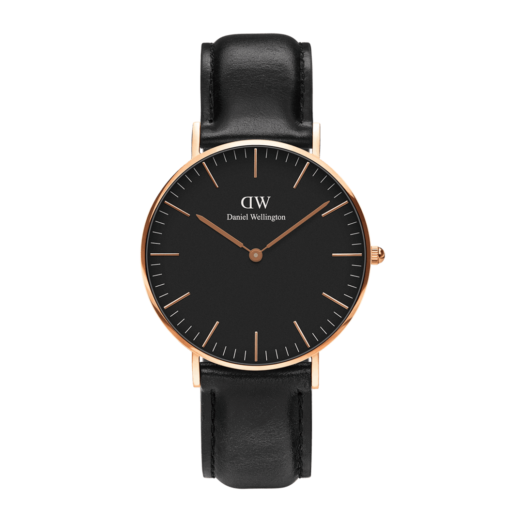 Daniel Wellington Classic 40 Sheffield Rose Gold & Black Watch