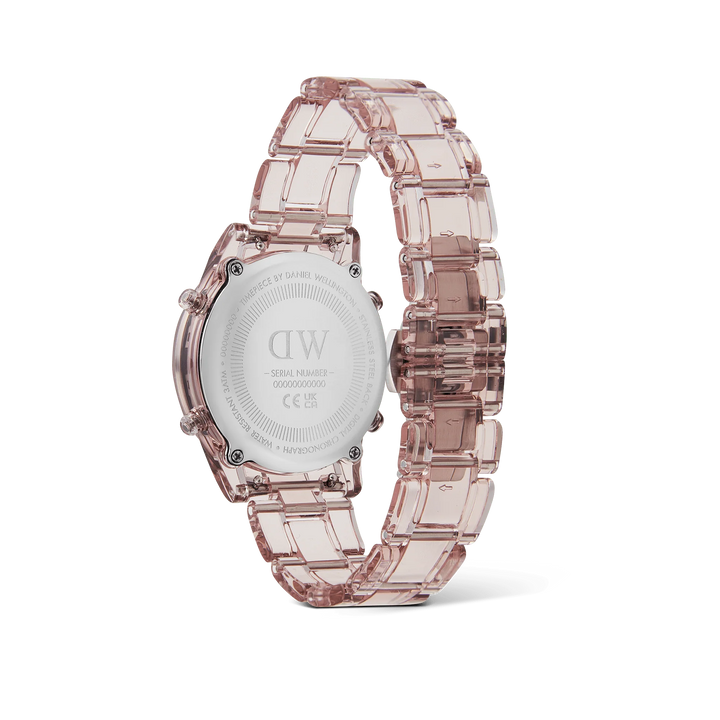 Daniel Wellington Retro Digital Dark Pink Watch