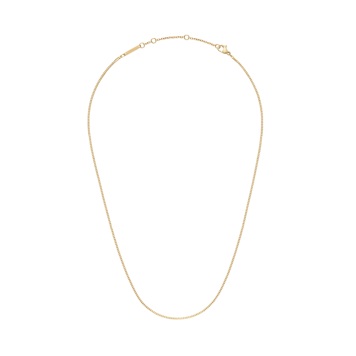 Daniel Wellington Elan Box Chain Necklace Long Gold