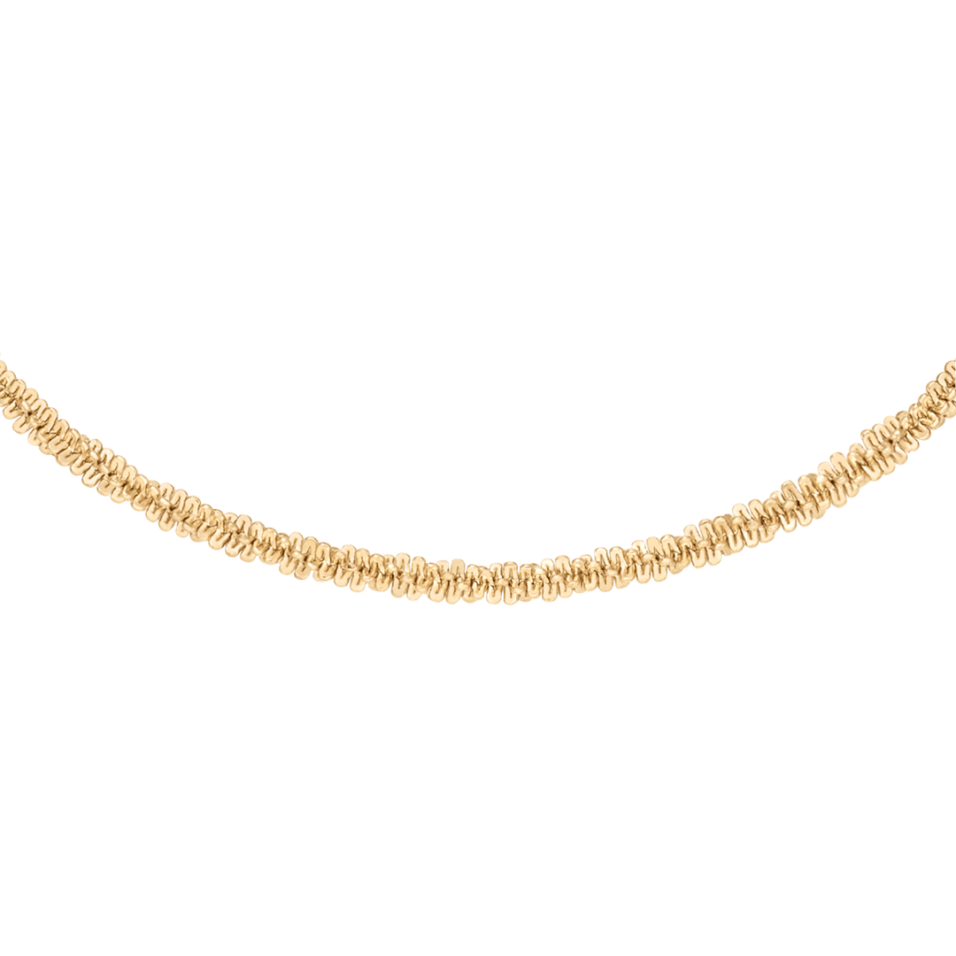 Daniel Wellington Elan Twisted Chain Necklace Short Gold