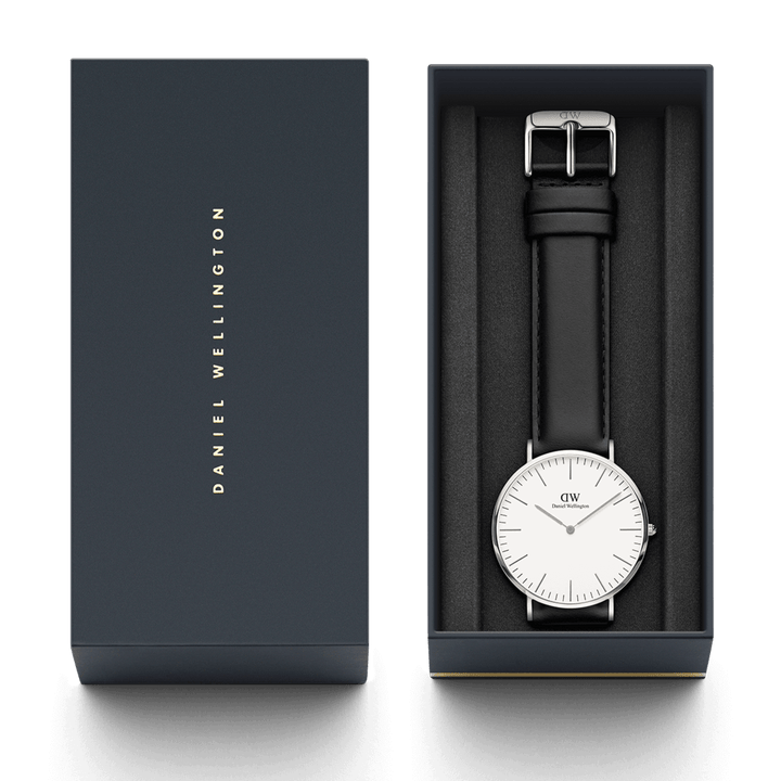 Daniel Wellington Classic 40 Sheffield Silver & White Watch