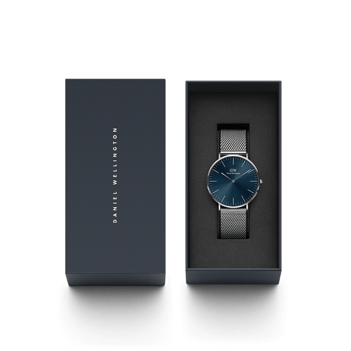 Daniel Wellington Classic 40 Sterling Silver Arctic Watch