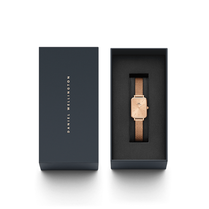 Daniel Wellington Quadro 20X26 Unitone Rose Gold Watch