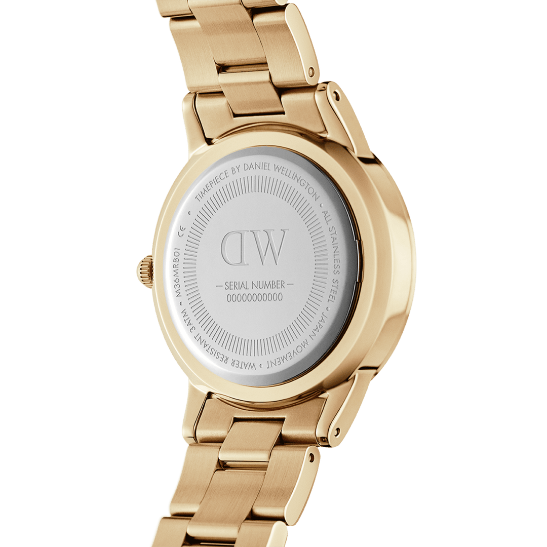 Daniel Wellington Iconic Link 32 Gold & White Watch