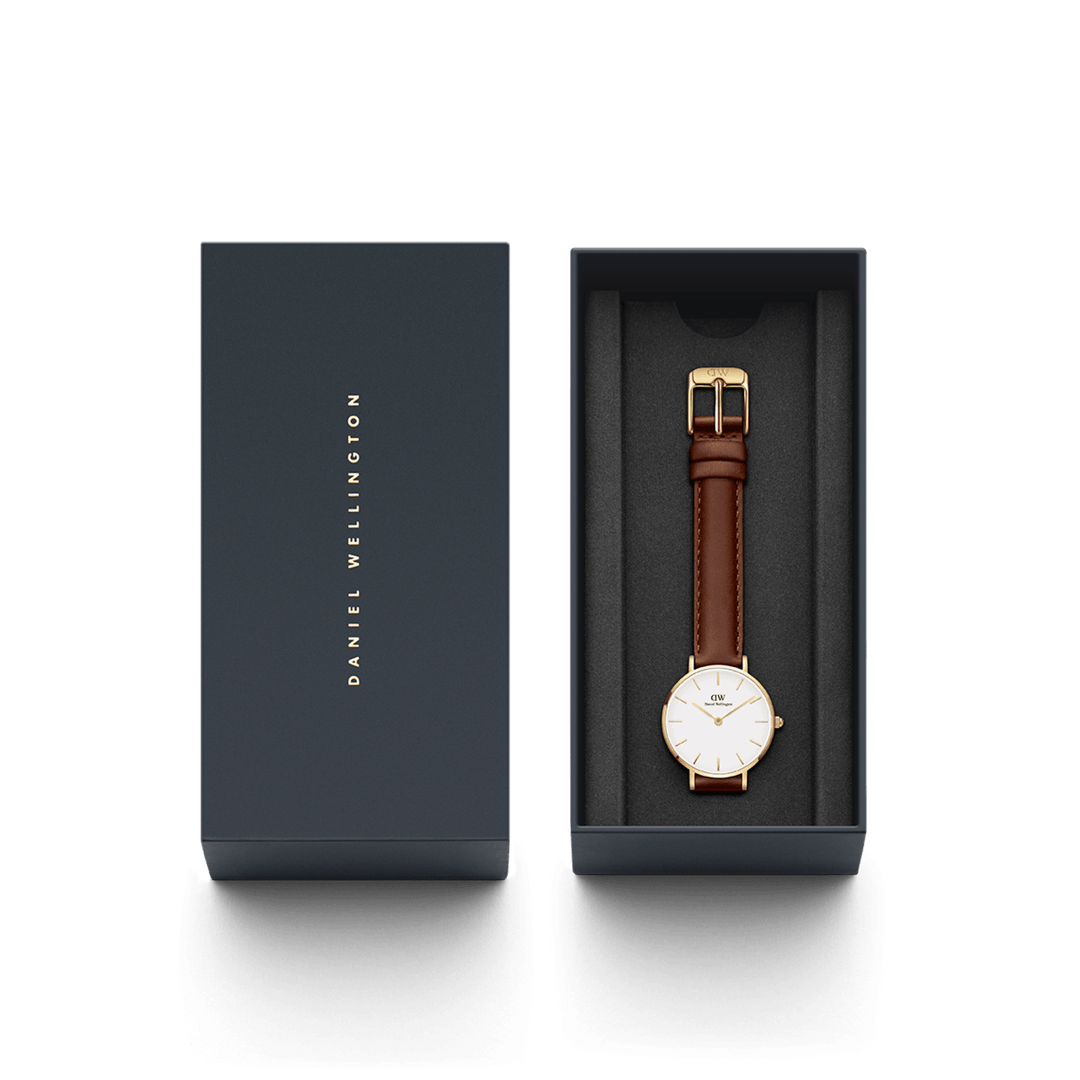 Daniel Wellington Petite 32 St Mawes Gold & White Watch