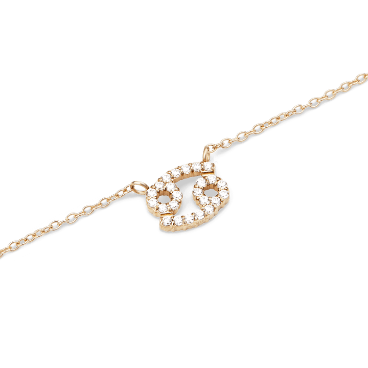 Daniel Wellington Zodiac Crystal Necklace Gold