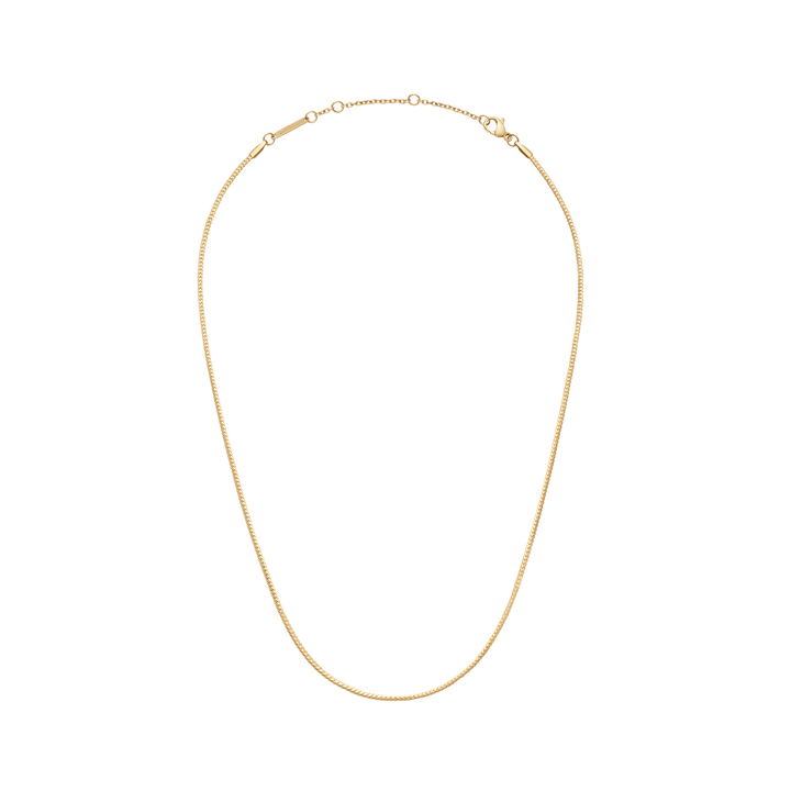 Daniel Wellington Elan Flat Chain Necklace Short Gold