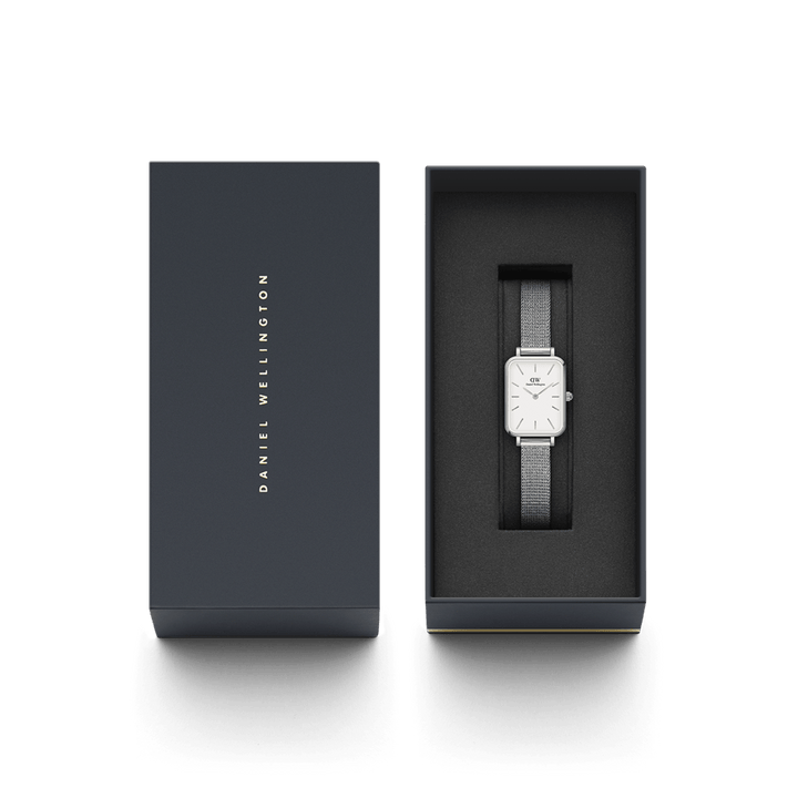 Daniel Wellington Quadro 20X26 Unitone Silver Watch