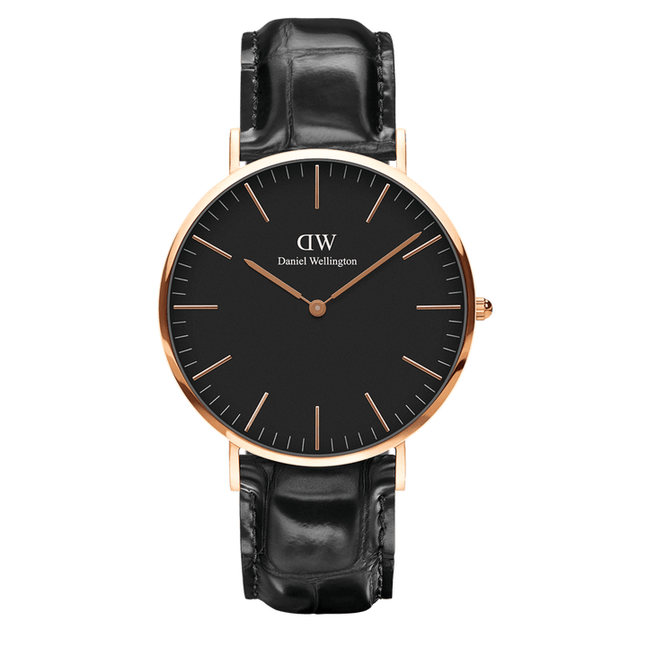 Daniel Wellington Classic 40 Reading Rose Gold & Black Watch