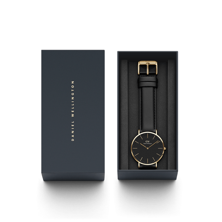 Daniel Wellington Classic 40 Sheffield Gold & White Watch