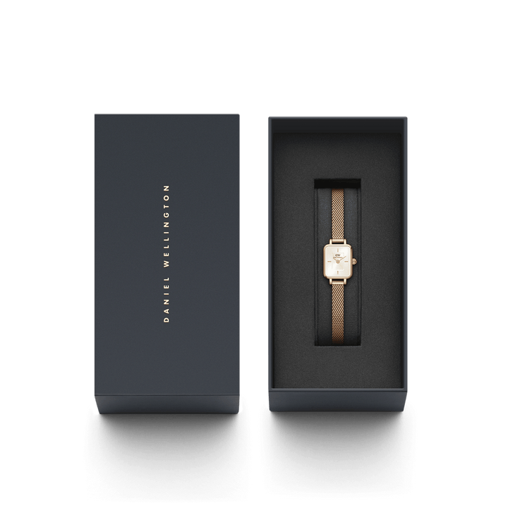 Daniel Wellington Quadro Mini Melrose Champagne Watch