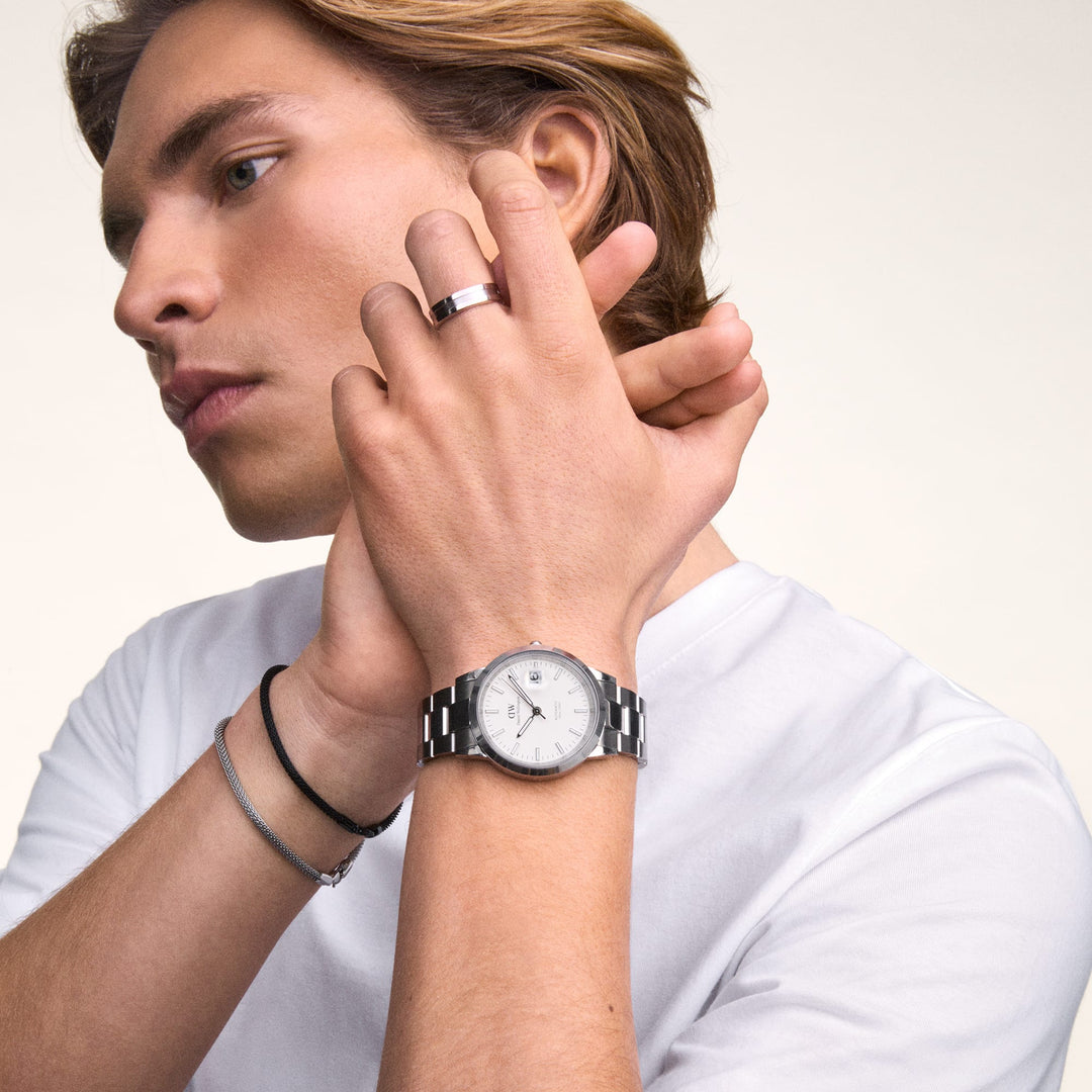 Daniel Wellington Iconic Link Automatic Silver Watch