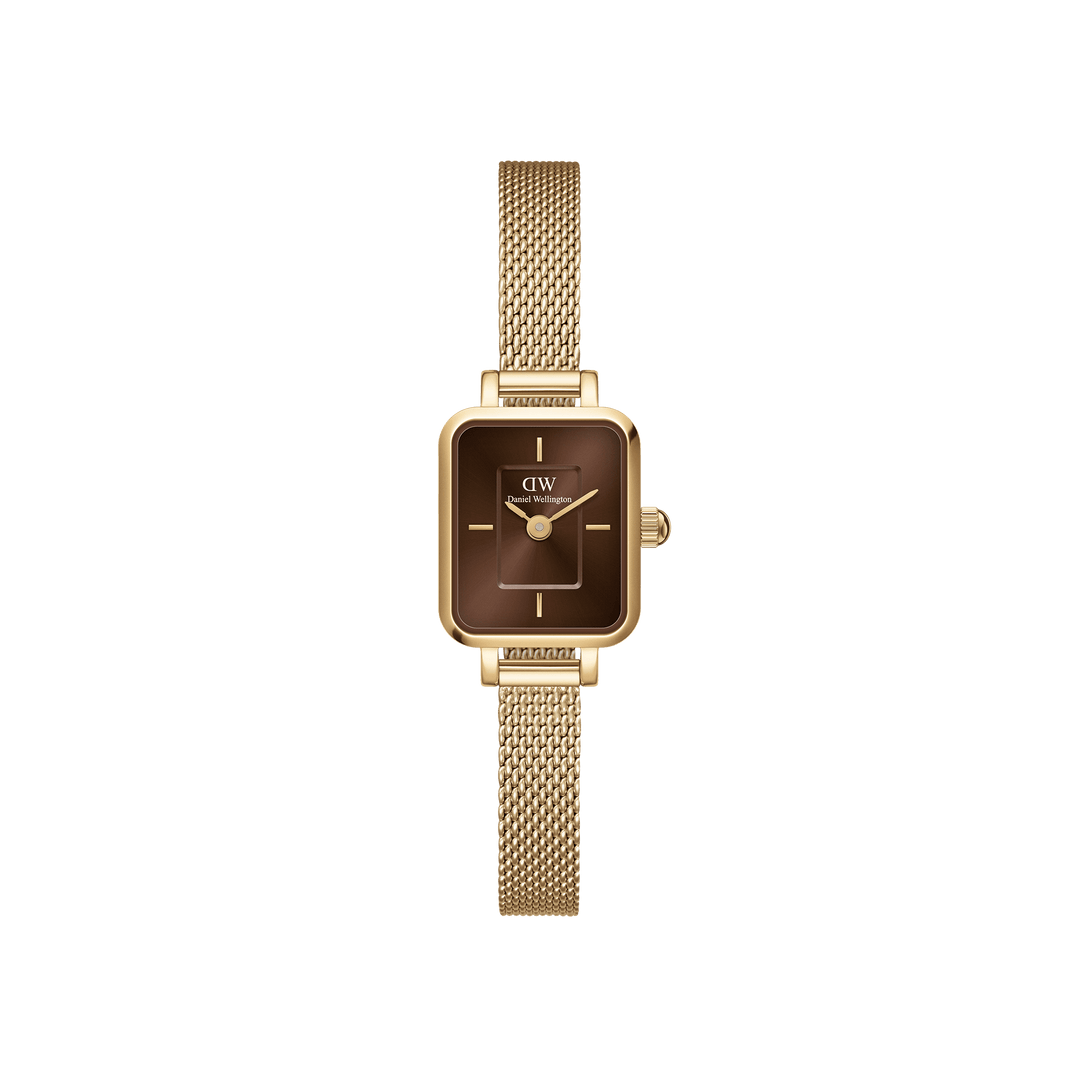 Daniel Wellington Quadro Mini Evergold Amber Watch