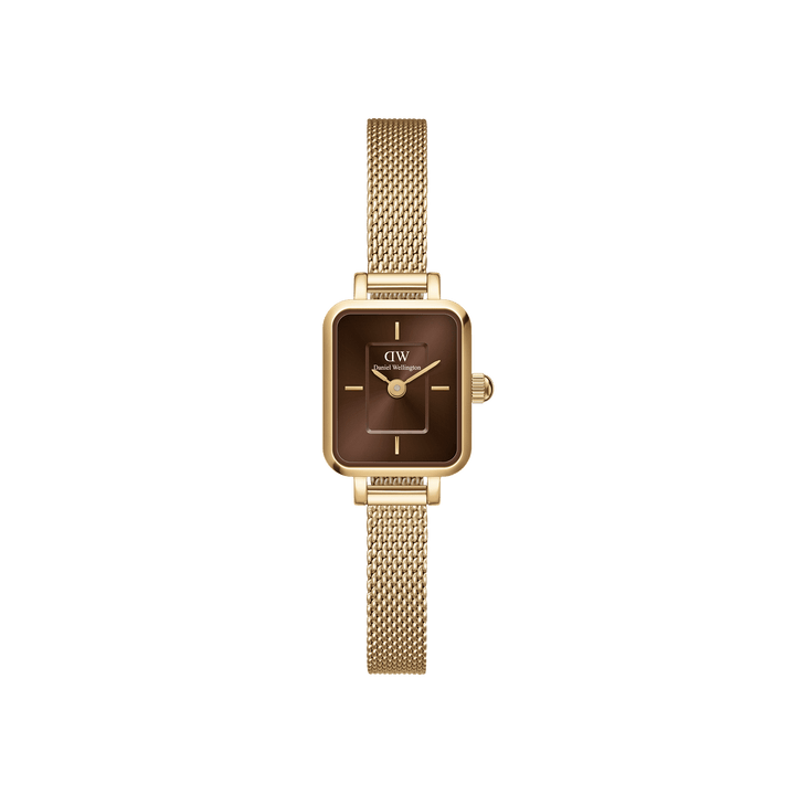 Daniel Wellington Quadro Mini Evergold Amber Watch