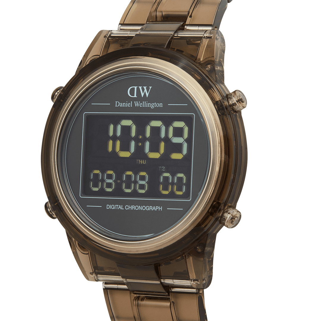 Daniel Wellington Retro Digital Dark Brown Watch