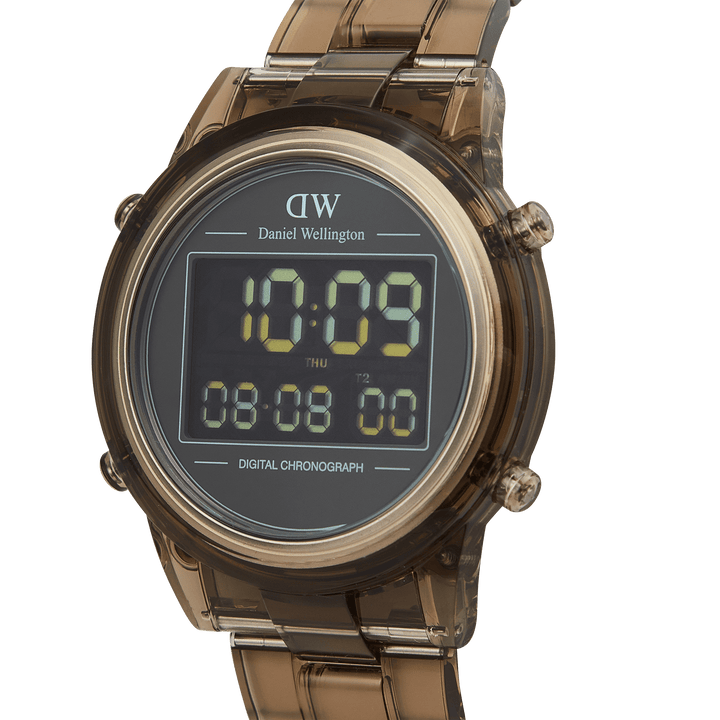 Daniel Wellington Retro Digital Dark Brown Watch