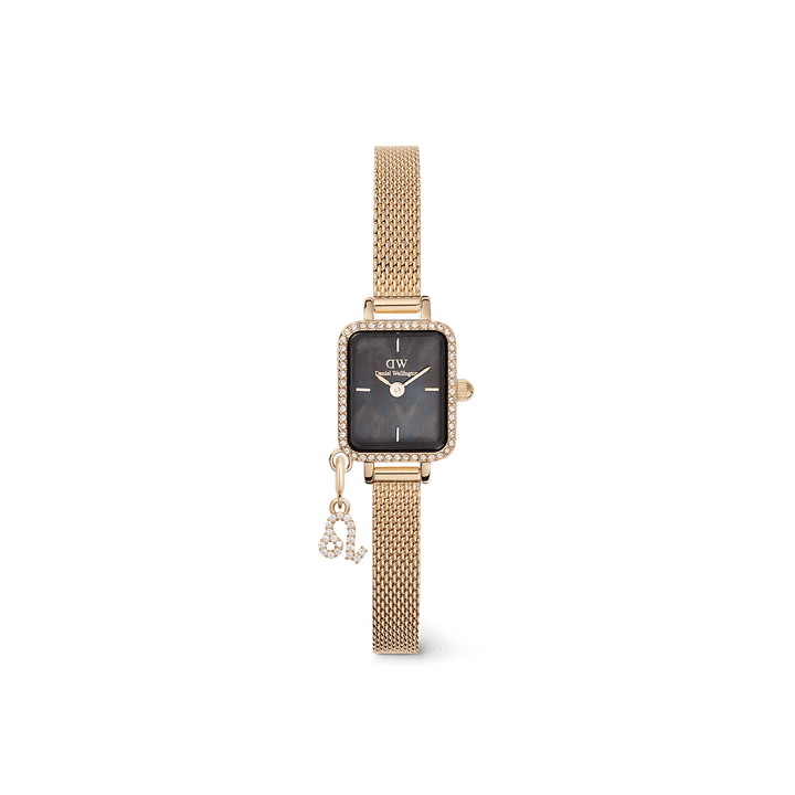 Daniel Wellington Quadro Mini Crystal Zodiac Evergold Watch