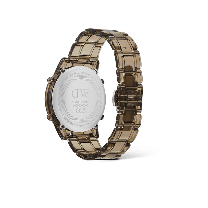 Daniel Wellington Retro Digital Dark Brown Watch